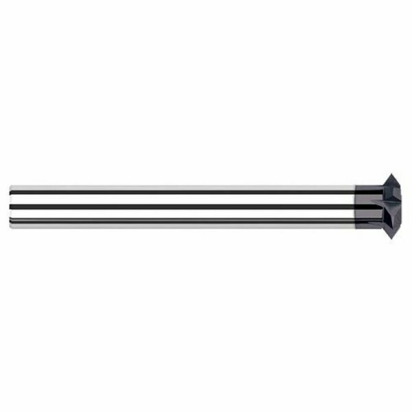 Harvey Tool 1/4 in. Cutter dia. x 1/8 in. Width Carbide Reduced Shank Double Angle Shank Cutter, 6 Flutes 777903-C3